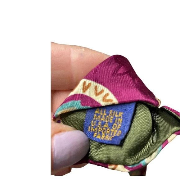 Chaps Ralph Lauren 60"  All Silk Men's Tie Made in The USA - Picture 4 of 4